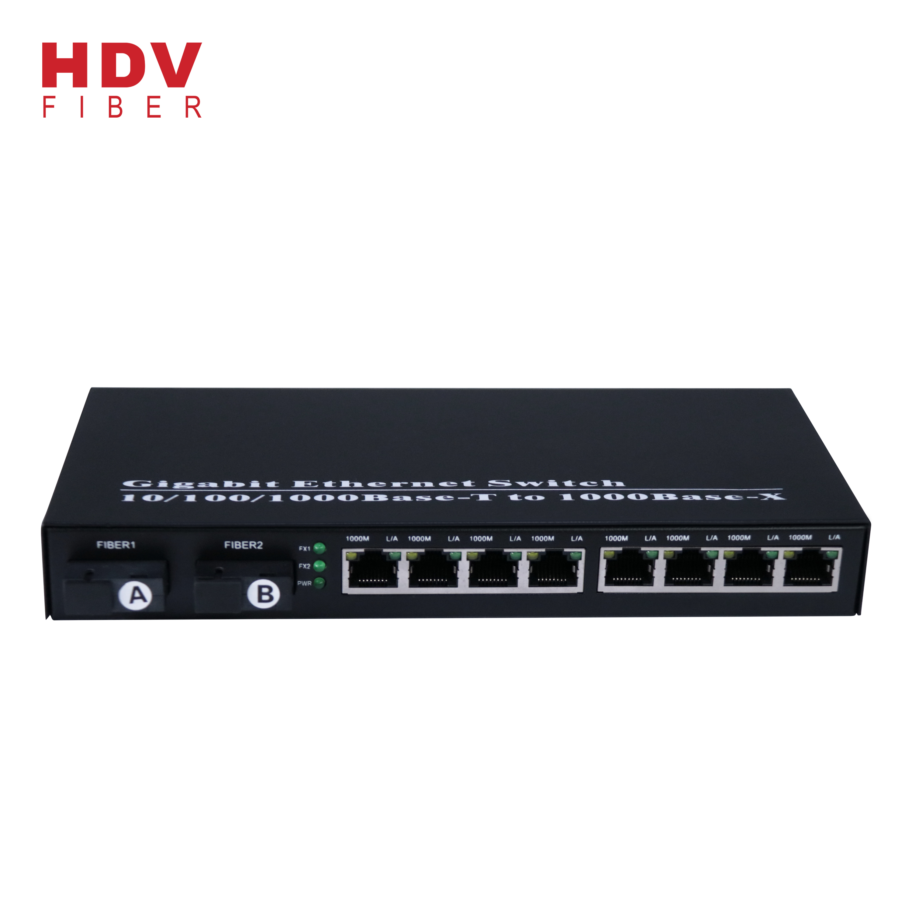 China Full Gigabit Optical Fiber 8 RJ45 Port 5v Networking Switch