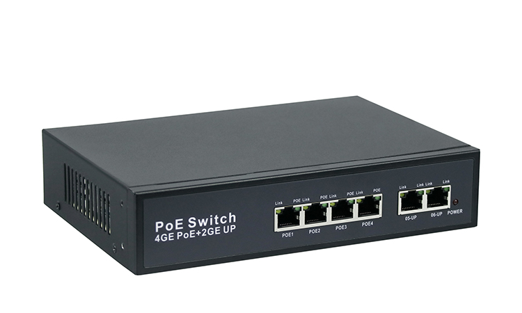 China Fast Delivery 120W Internal Power Supply IEEE802.3af/at 4 Port  Ethernet Switch POE Manufacturer and Supplier